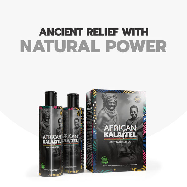 African Kala Tel - Ayurvedic Pain Relief Oil For Knee and Joint Pain - Pack of 2